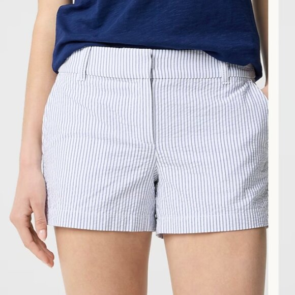 Striped Seersucker Shorts 4P - Picture 14 of 16